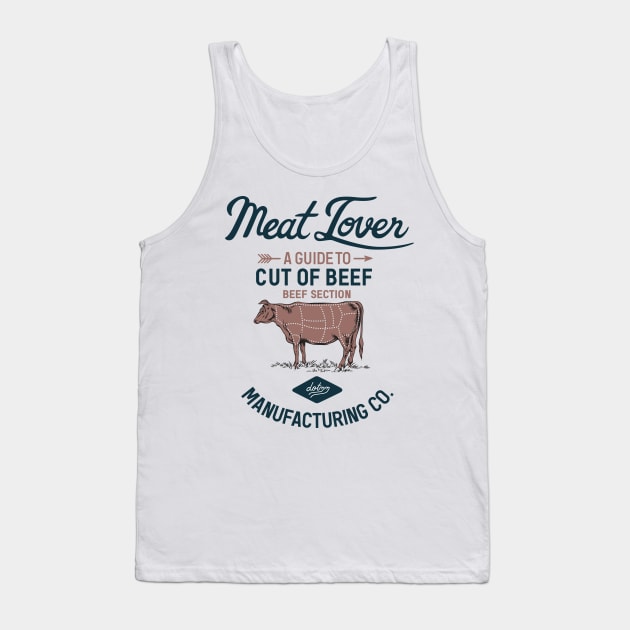 Meat Lover Tank Top by dotdotdotstudio